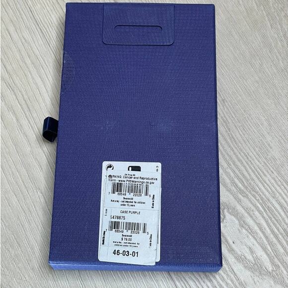 Swarovski GLAM ROCK SMARTPHONE IPHONE XS MAX Case In Purple - Picture 11 of 11